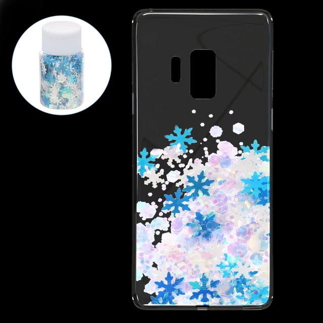 4 Botellas Epoxi Creativo - Hágalo usted mismo - Lentejuelas Resina Copos de Nieve - Lentejuelas para