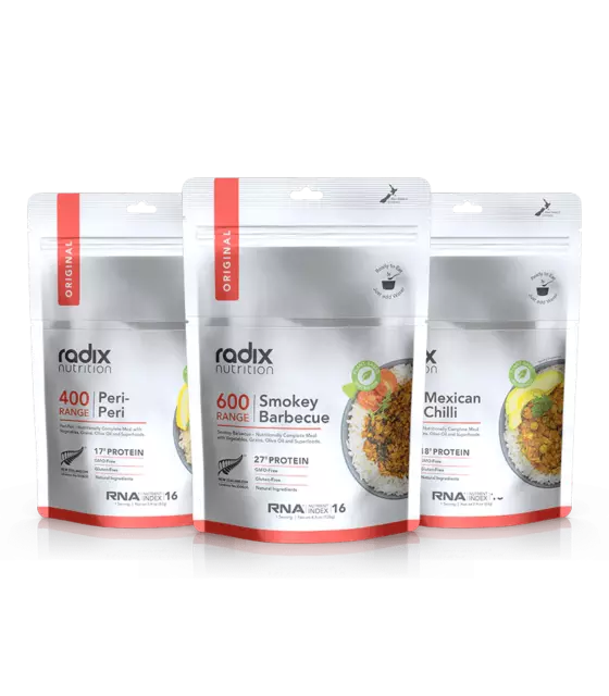 Radix Original Meals v8.0 - Instant Rice Survival Food High-Protein, Super Foods