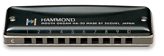 Harmonica diatonique Suzuki Hammond HA-20 neuf Do - C  --> Envoi rapide !