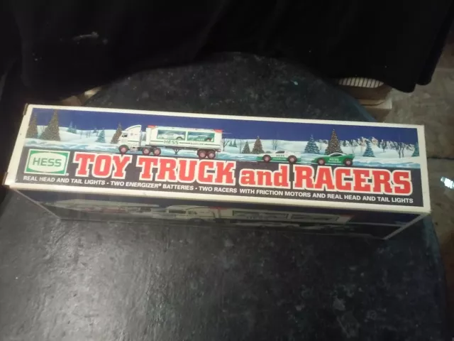 1997 Hess Toy Truck and Racers