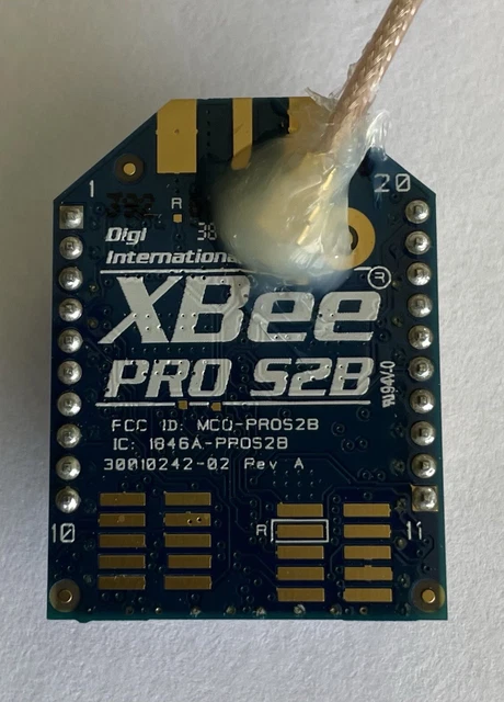 Digi International XBee-Pro S2B 2.4GHz RF Transceiver Module ZigBee XBP24BZ7UIT