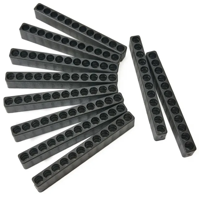 Porte-bit de tournevis à tige hexagonale compact et portable avec 12 trous 10 p