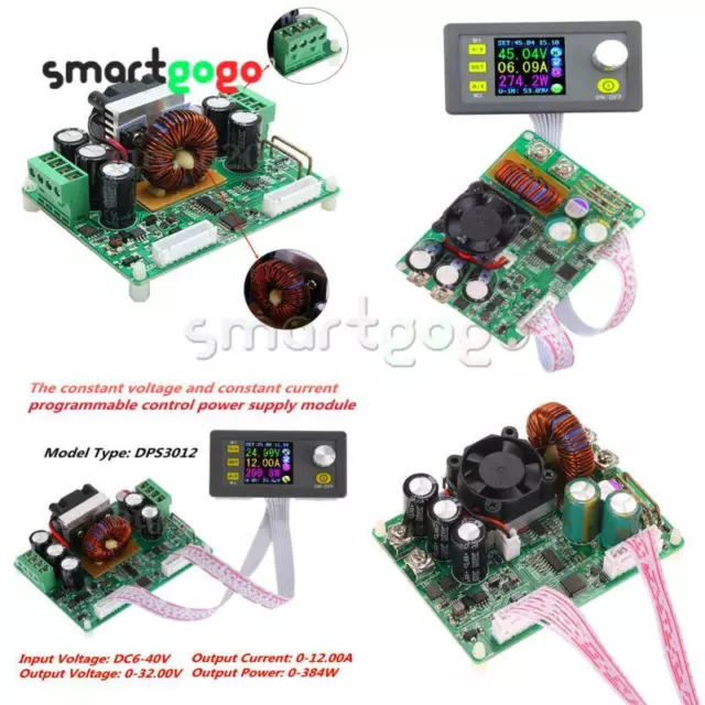 LCD Digital Power Supply Regulated Adjustable Step-down Voltage Control Module