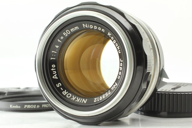 【 Near Mint 】Nikon Nikkor-S Auto Non Ai 50mm f/1.4 MF Lens from Japan #586
