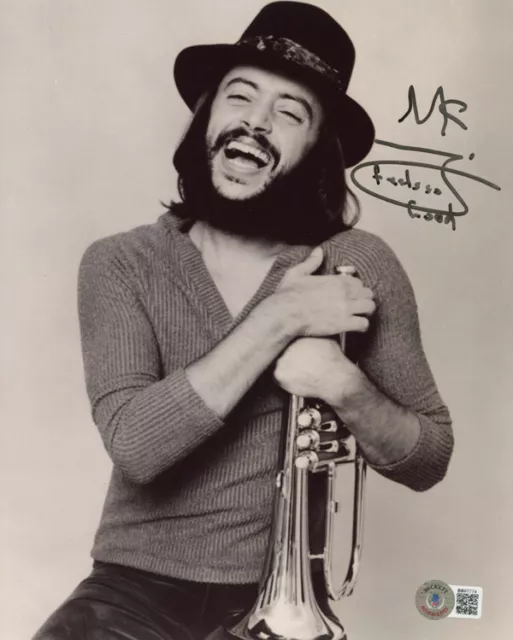 CHUCK MANGIONE SIGNED AUTOGRAPHED 8x10 PHOTO FAMOUS JAZZ MUSICIAN BECKETT BAS