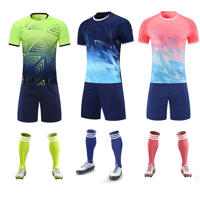 Personalized Boy Girls Kids Mens Football Kits Training Suit Sportswear Shirt