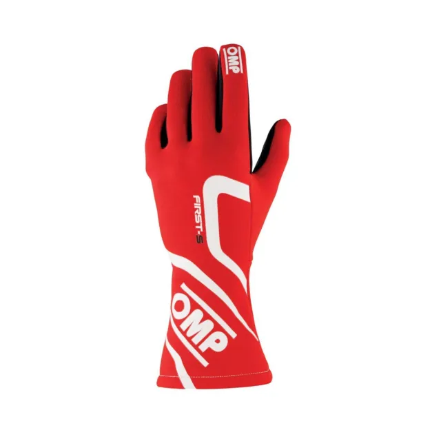 OMP Handschuh FIRST-S MY20 Rot (Homologation FIA) Größe L