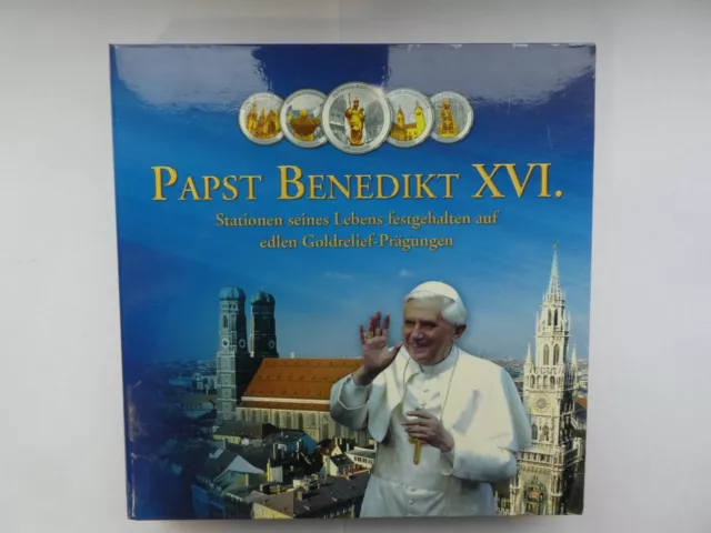 Medaillen, Papst Benedikt XVI., Stationen seines Lebens