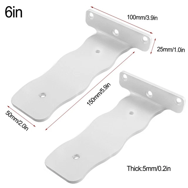 Support d'étagère flottante invisible pour une apparence structurelle transpar