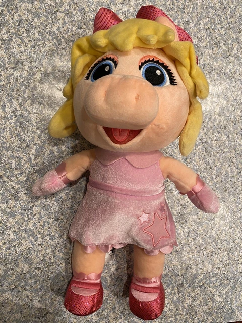 Disney Store Miss Piggy Muppet Babies Plush Pig Stuffed Animal Soft Toy