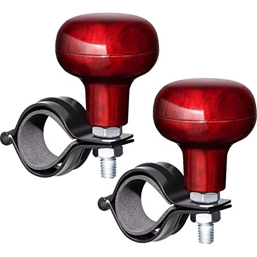 2 Pieces Steering Wheel Knob Spinner Suicide Knobs Steering Wheel 360 Degrees...