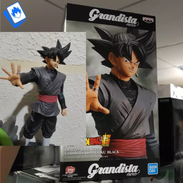 Action Figure Dragon Ball S Black Goku Bandai 28cm STATUA DA COLLEZIONE Anime