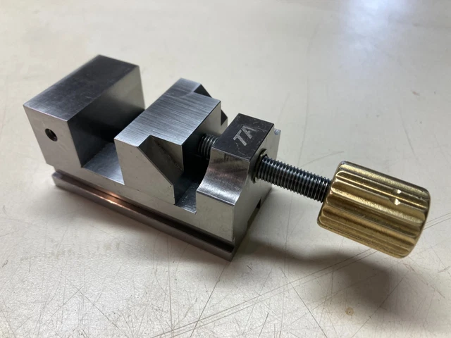 Precision Grinding Vise 3"X1 1/2"X1 1/2" 1" Max Opening Toolmaker Made