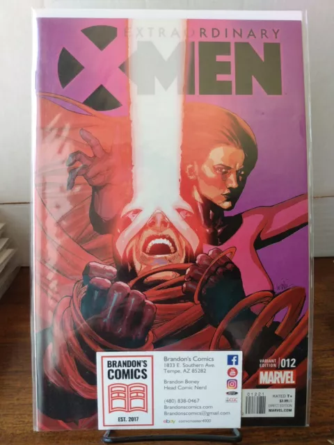 Extraordinary X-Men #12 Leinil Yu Death of X Variant Marvel Comics 2017