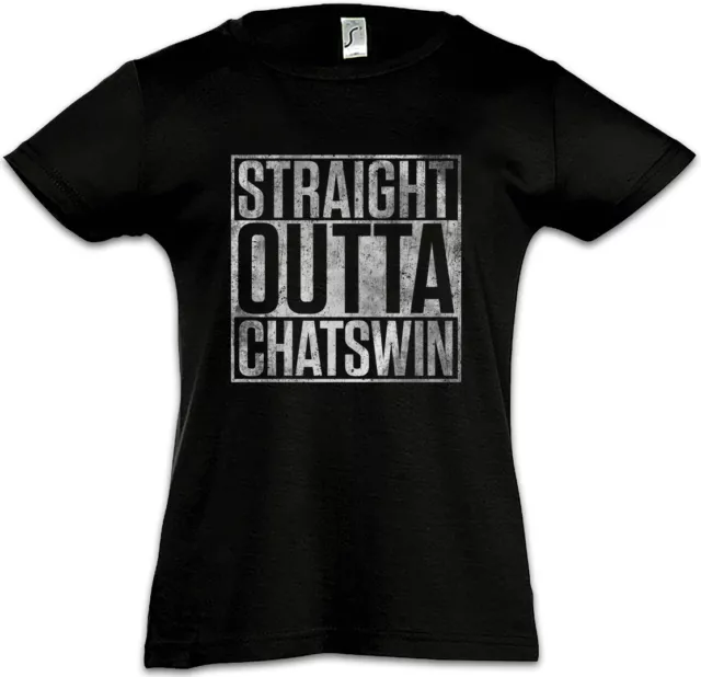 Straight Outta Chatswin Kinder Mädchen T-Shirt Suburgatory Fun George Tessa Lisa