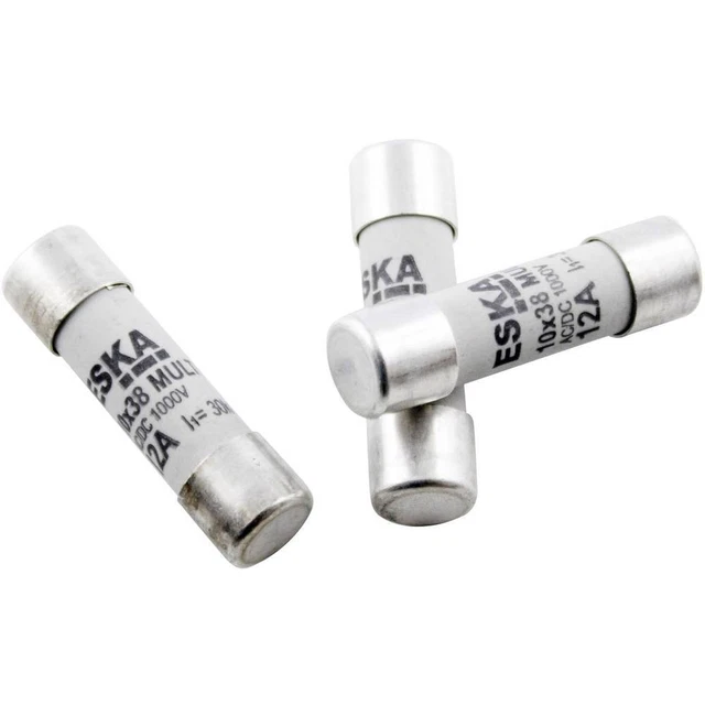 Fusible de multimètre ESKA 002625404 (Ø x L) 10.3 mm x 38 mm 10 A 1000 V rapide