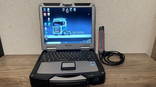 Scania Diagnostic Toughbook resistente, versione di programmazione con accesso a livello