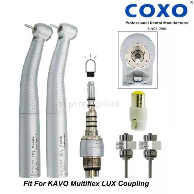 COXO Dental Fiber Optic High Speed Handpiece Fit For KAVO Multiflex LED Coupling