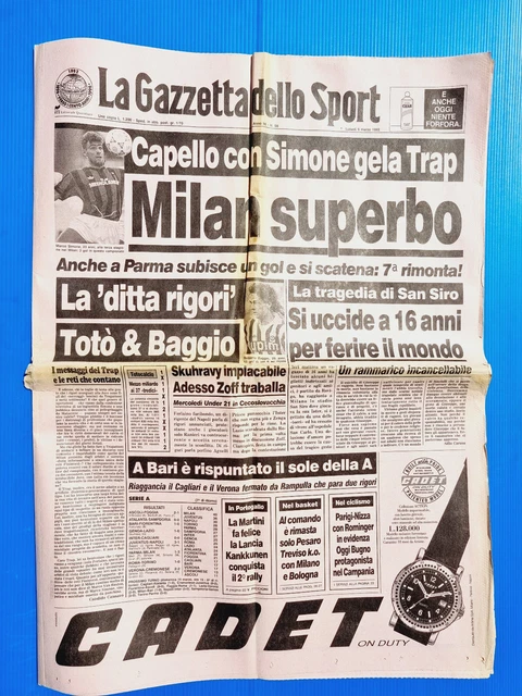 18 marzo 1992: il Genoa è la prima italiana a battere il Liverpool ad