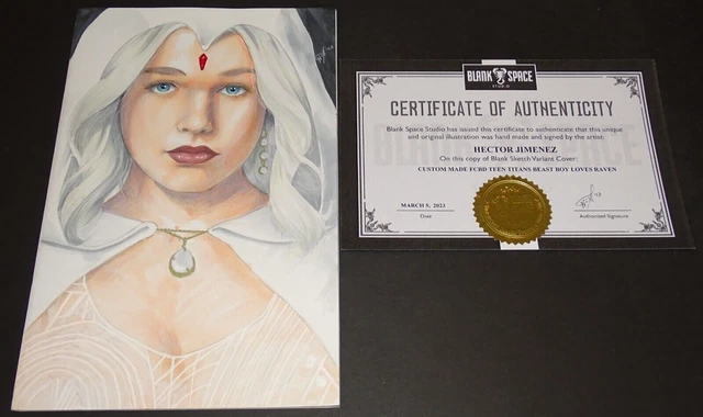 Fcbd Teen Titans,Beast Boy Loves Raven,Custom Made Sketch Variant (2021.Dc)