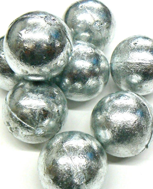 99.9% Pure Zinc Anodes 20lbs Zinc Anode Round 1# Balls For Metals & Alloys Metal