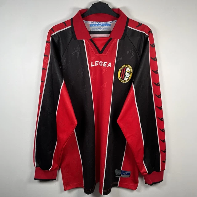 Maillot De Foot Livourne Extérieur 2007/08 - Porté En Match Par Loviso N°21, Taille L, Legea