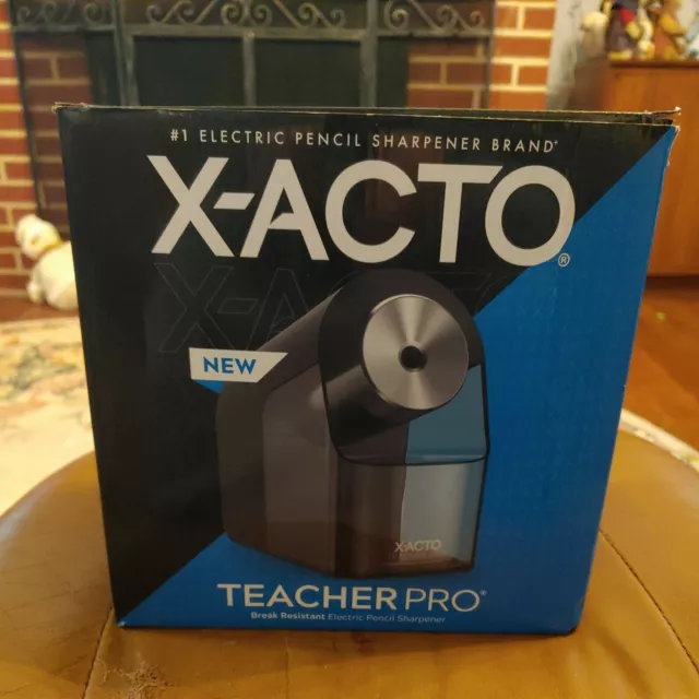 NEW X-Acto Teacher Pro Break Resistant Electric Pencil Sharpener 1675X Quiet