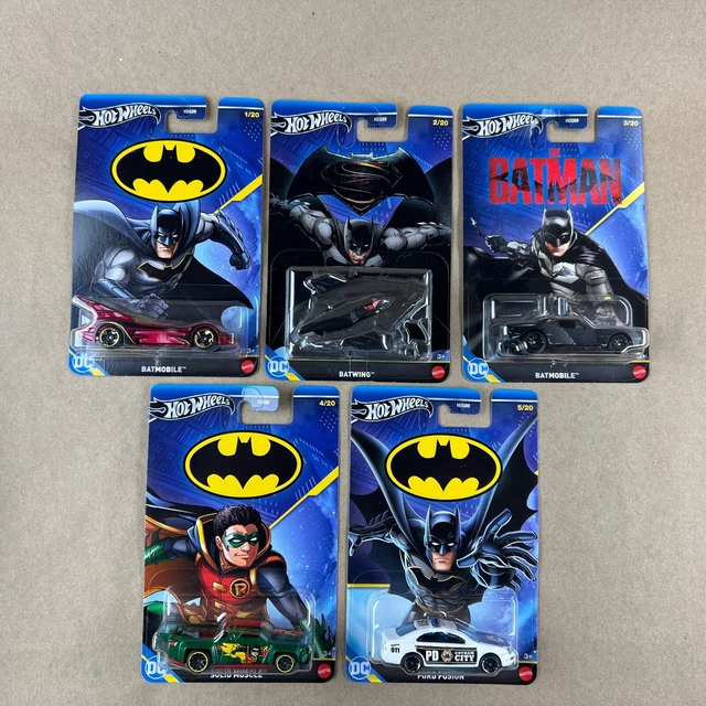 2024 HOT WHEELS Batman Themed Set 15 164 Scale Diecast Cars Batmobile