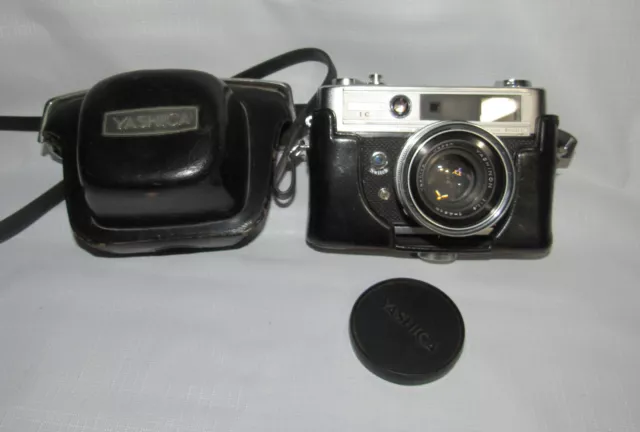 Yashica 1C Lynx 5000E 35mm Film Camera Untested