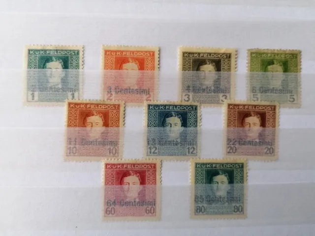 Austria Stamps - Italy Occupation - Small Collection E15