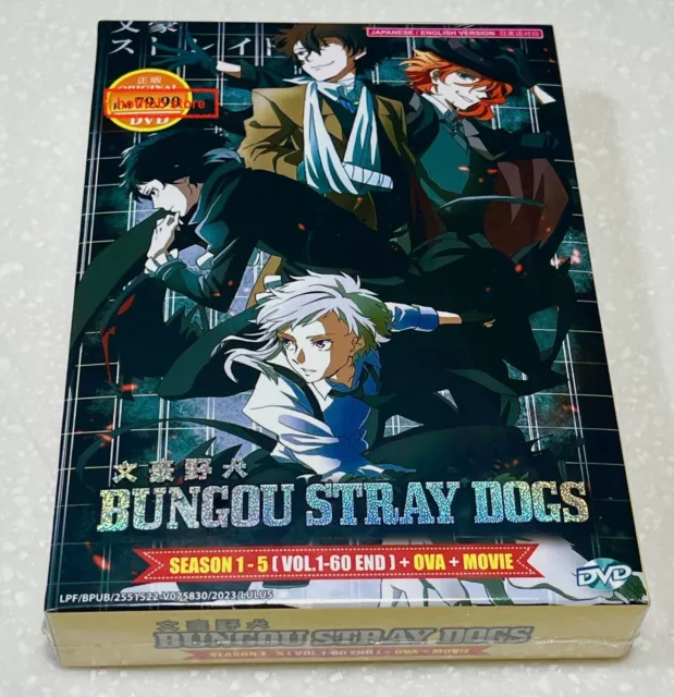 DVD Anime Bungou Stray Dogs Season 1-3 (1-36 End) +OVA + Movie English  Dubbed