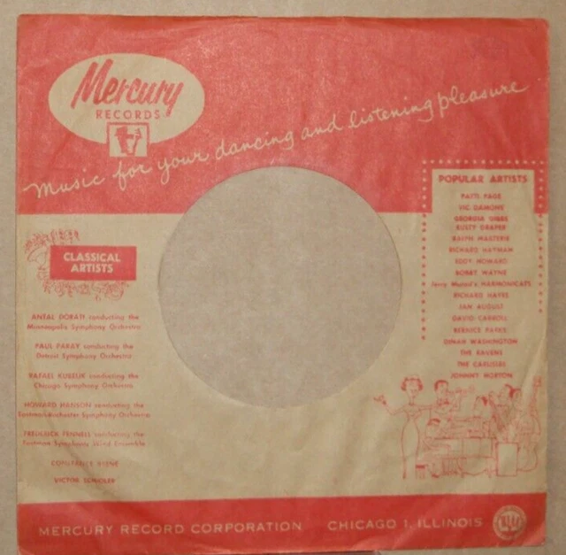 "Mercury","Company Sleeve","Original","45rpm","7inch","Record","Vintage,} )));0>