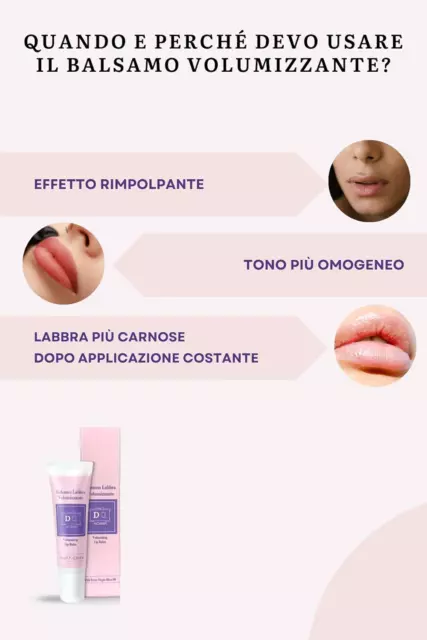 Lip Plumper | Balsamo Volumizzante Labbra Effetto Botox Da 10Ml | Con Veleno D'A 3