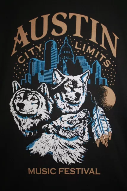 Mens AUSTIN CITY LIMITS ACL Festival 2016 Radiohead Kendrick Lamar TSHIRT Medium