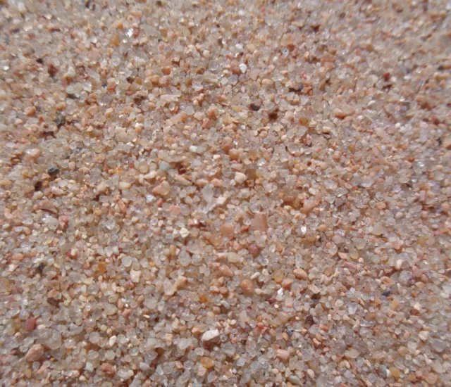 40lb Natural Sand Aquarium Coarse Substrate natural white/tan sand