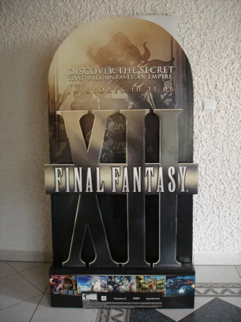 Final Fantasy Xii 12 Promo 3D Pappaufsteller 3D Display Standee Ultra Rare / Rar