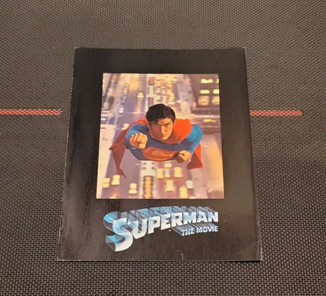 1978 Superman The Movie Christopher Reeve Magazine Advert Program Booklet