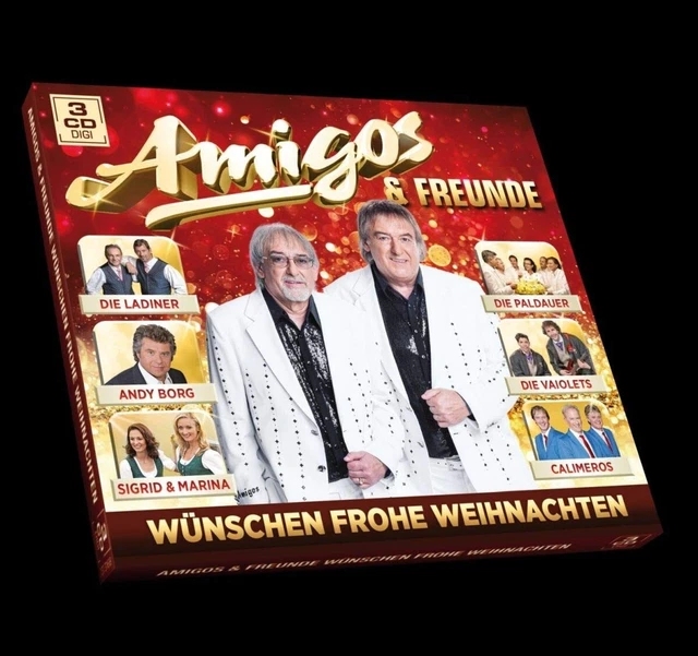 AMIGOS & FREUNDE wünschen frohe Weihnachten [3 CD Box] CD NEU & OVP
