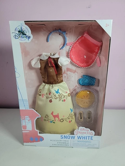 DISNEY STORE SNOW White Accessory Pack Classic Princess Doll Fashion ...