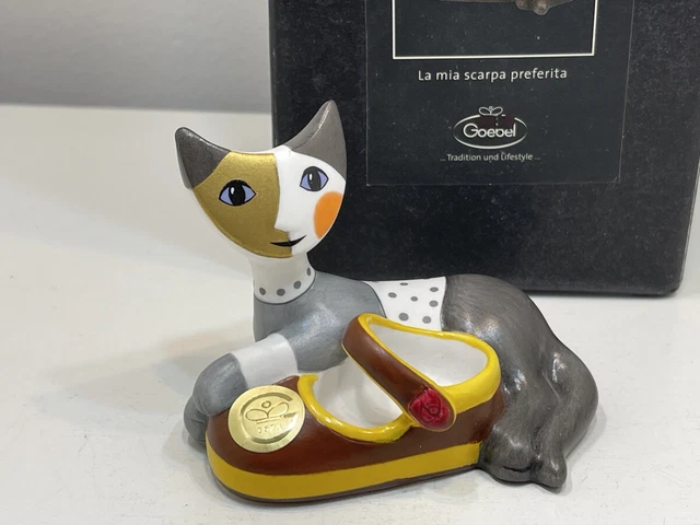 Goebel Rosina Wachtmeister Figurine Mini-chat Ilario - Porcelaine Multicolore - 31400931