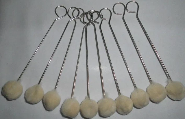 Wollpinsel Medium zum Auftragen von Lederfarbe Fiebings Leather Dye Leder Färben