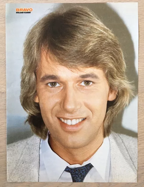 BRAVO 1 POSTER Roland Kaiser - 80er Jahre !!! EUR 11,99 - PicClick FR