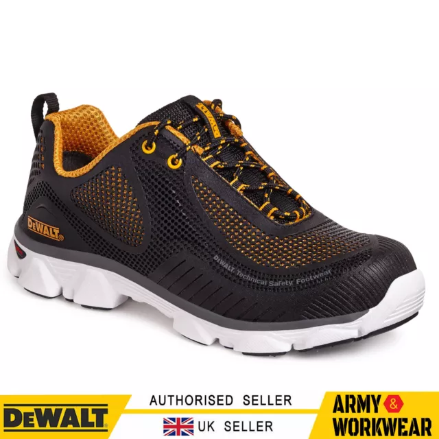 DeWalt Punta Acciaio Uomini Leggero Scarpe Sportive Sicurezza Intersuola Largo