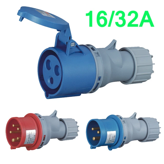 Spina CEE Frizione Spina Dispositivo Presa A Parete Presa 16A 5 - Foto 2