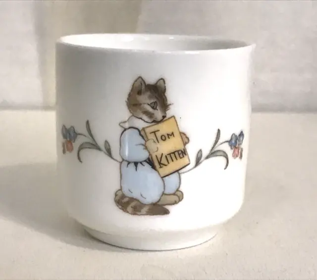 Royal Albert Bone China Beatrix Potter "Tom Kitten" Miniature Tea Egg Cup 1986