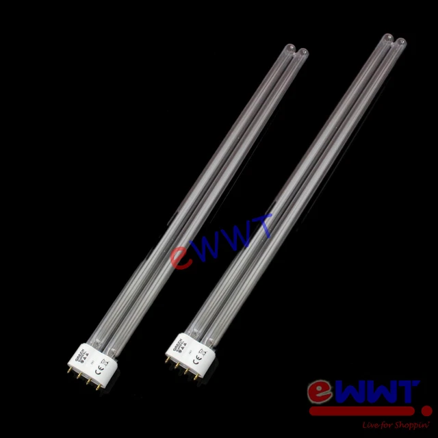 2 lampadine UV-C di ricambio 55W 2G11 base per filtro Sunsunsun CPF-30000 ZDQU469