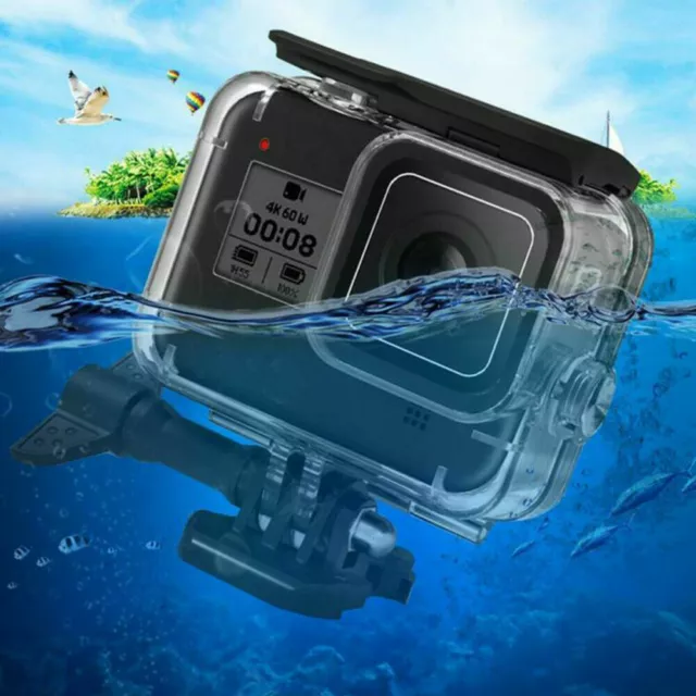 Case for GoPro Hero 8 Black Protective Underwater Dive Housing Shell Waterproof