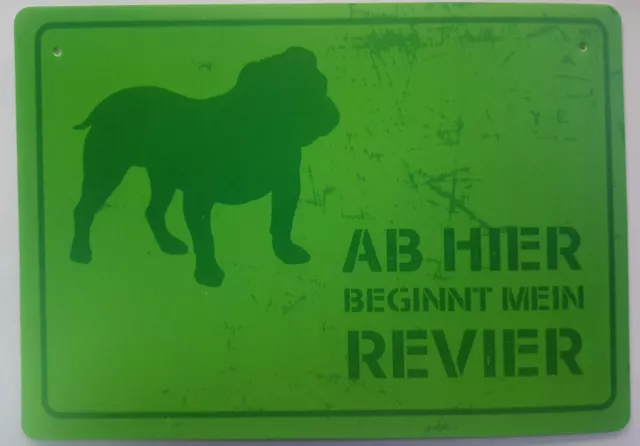 Escudo para perro señal de advertencia puerta de patio puerta principal perro cartel salchicha estrecho bulldog Chihuahua