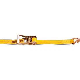 Kinedyne  Control Ratchet Strap 512784 with Wire Hook - 27' x 2" Gold Kinedyne