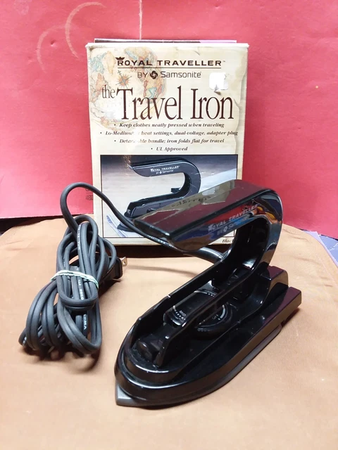 Fer à Repasser De Voyage Samsonite Royal Traveller – Pliable Double Tension – Neuf